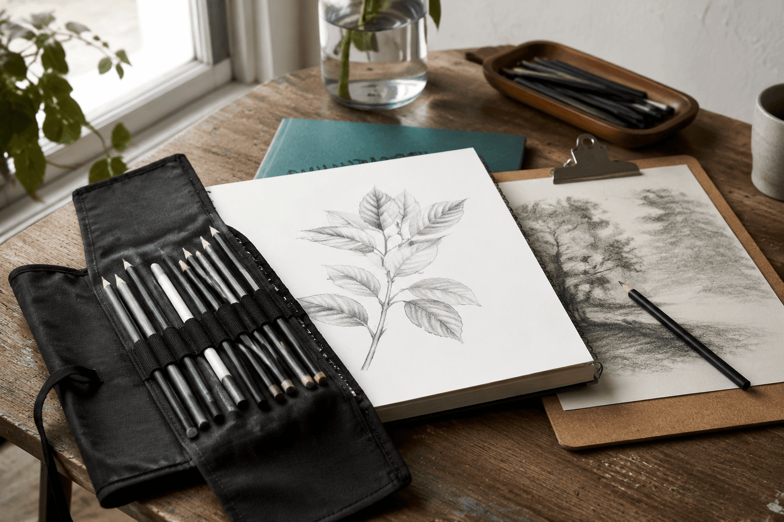 Sketch Session Bundle in a studio scene